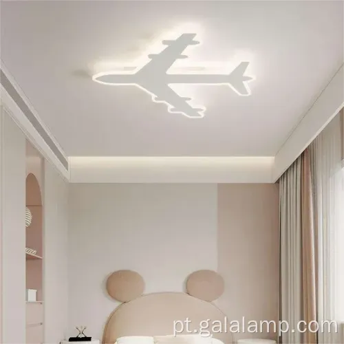 Lâmpada elegante de teto LED para decoração do quarto dos meninos